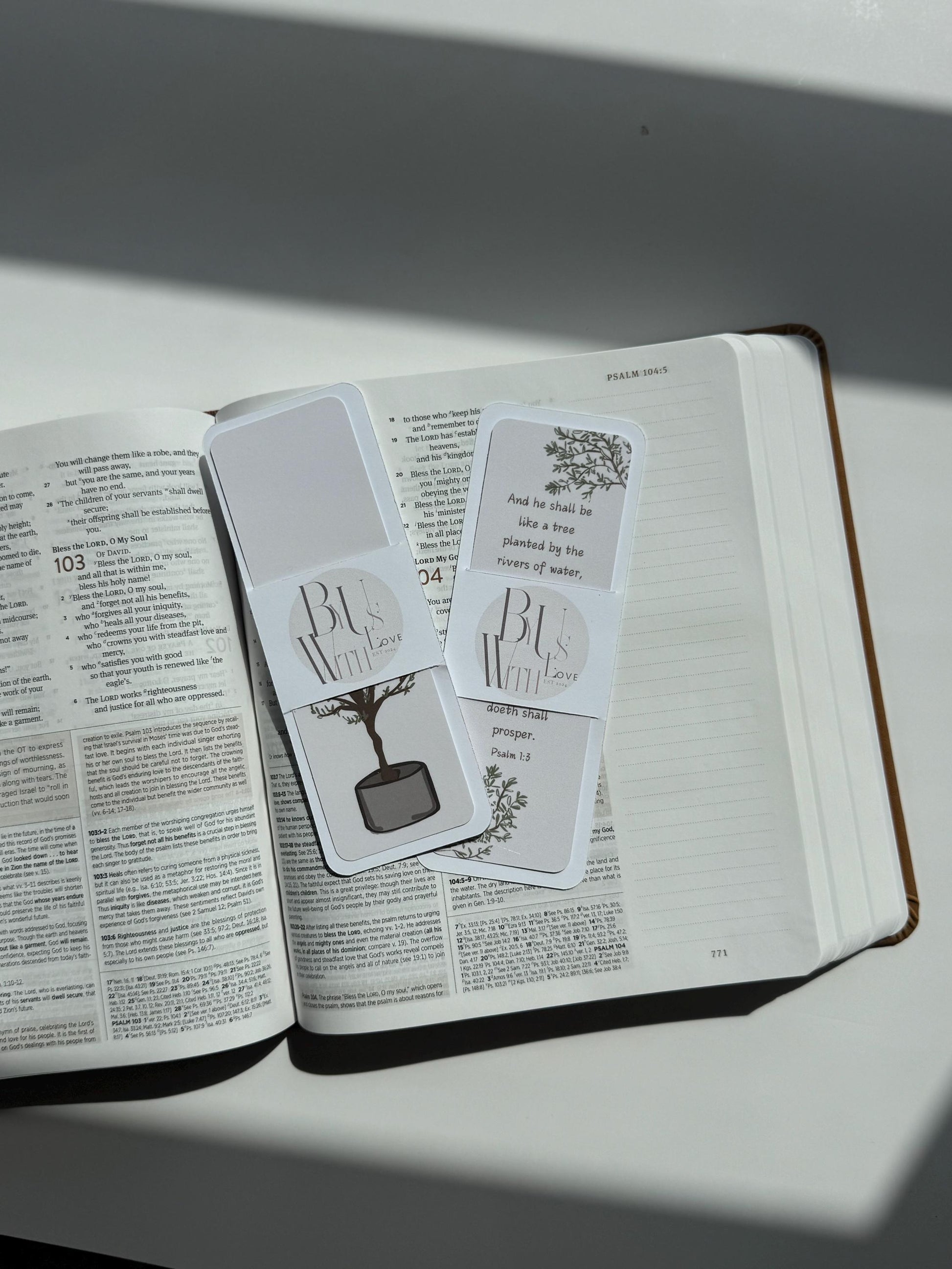 Olive Branch Bible Verse Bookmarks