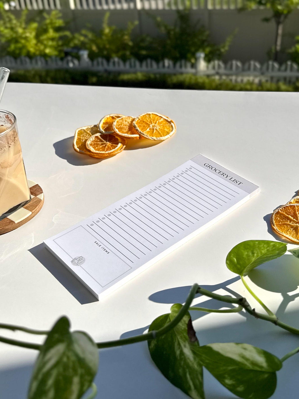 Slim Grocery List Notepad — Organized Lists On the Go