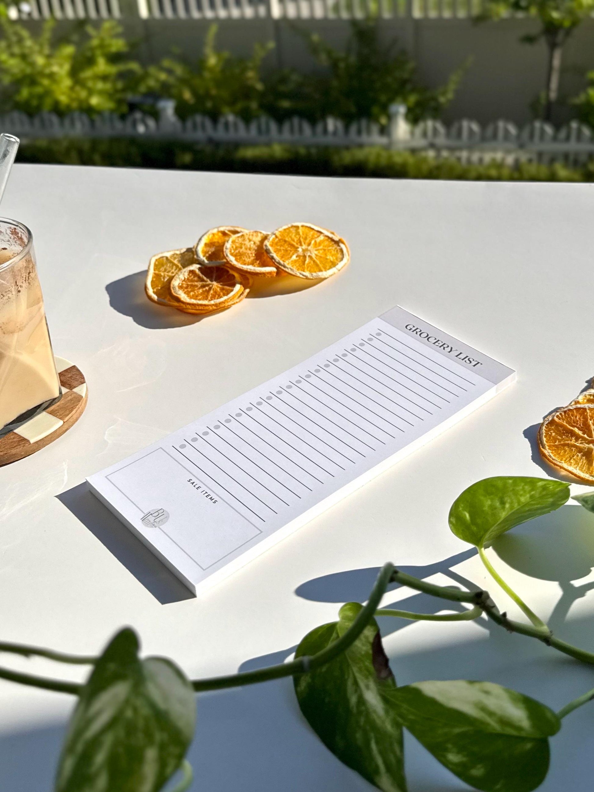 Slim Grocery List Notepad — Organized Lists On the Go