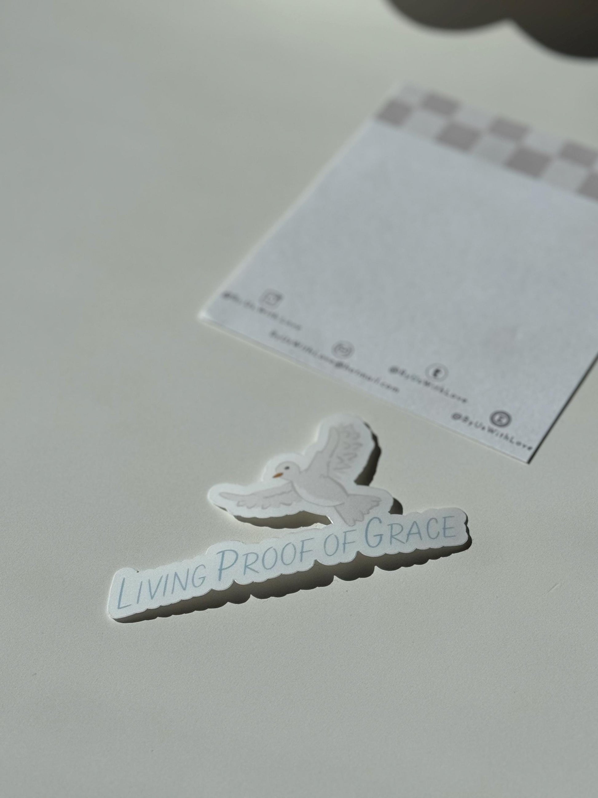 Living Proof of Grace - Sticker