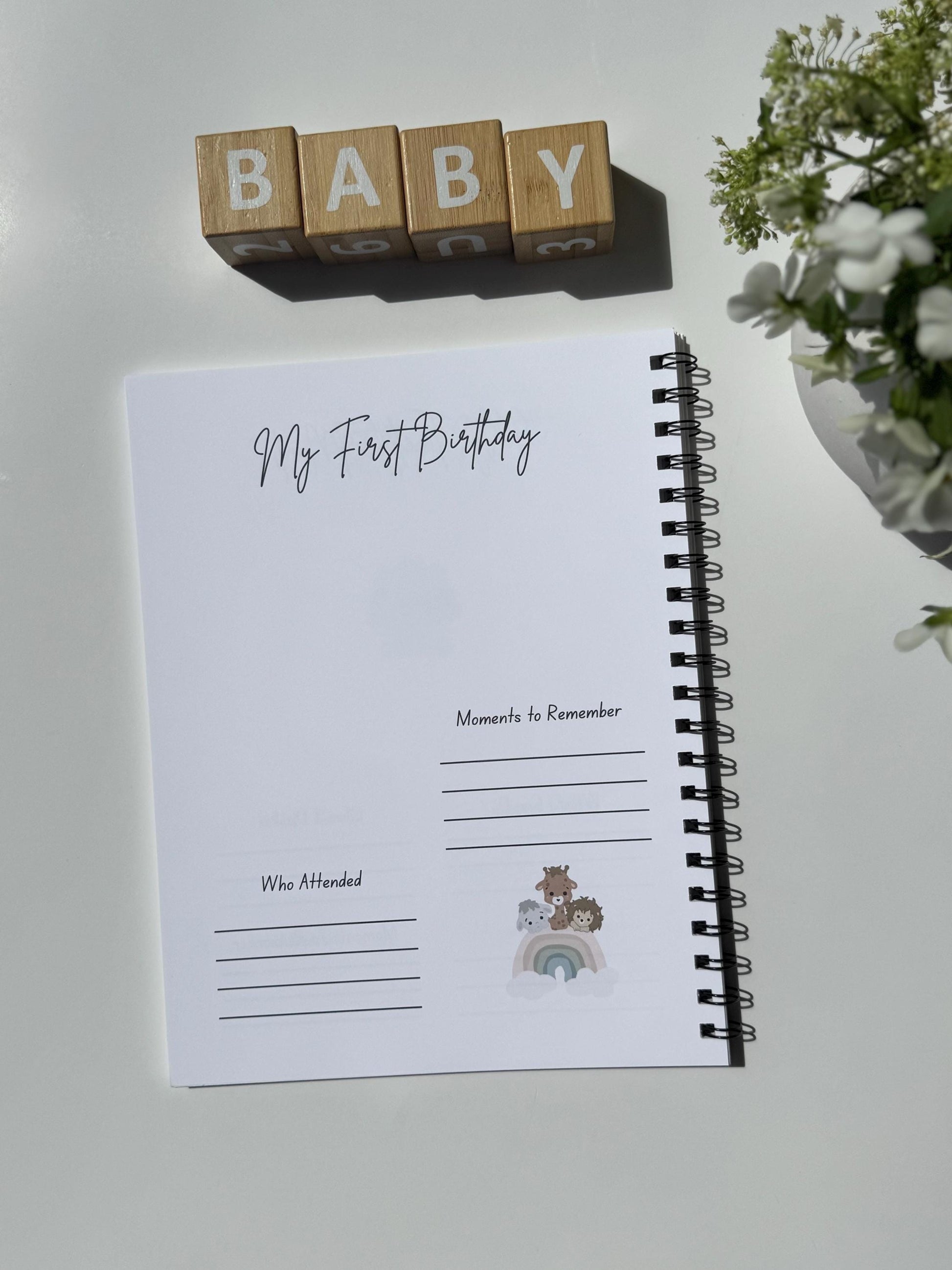 Giraffe Rainbow - Pregnancy Journal