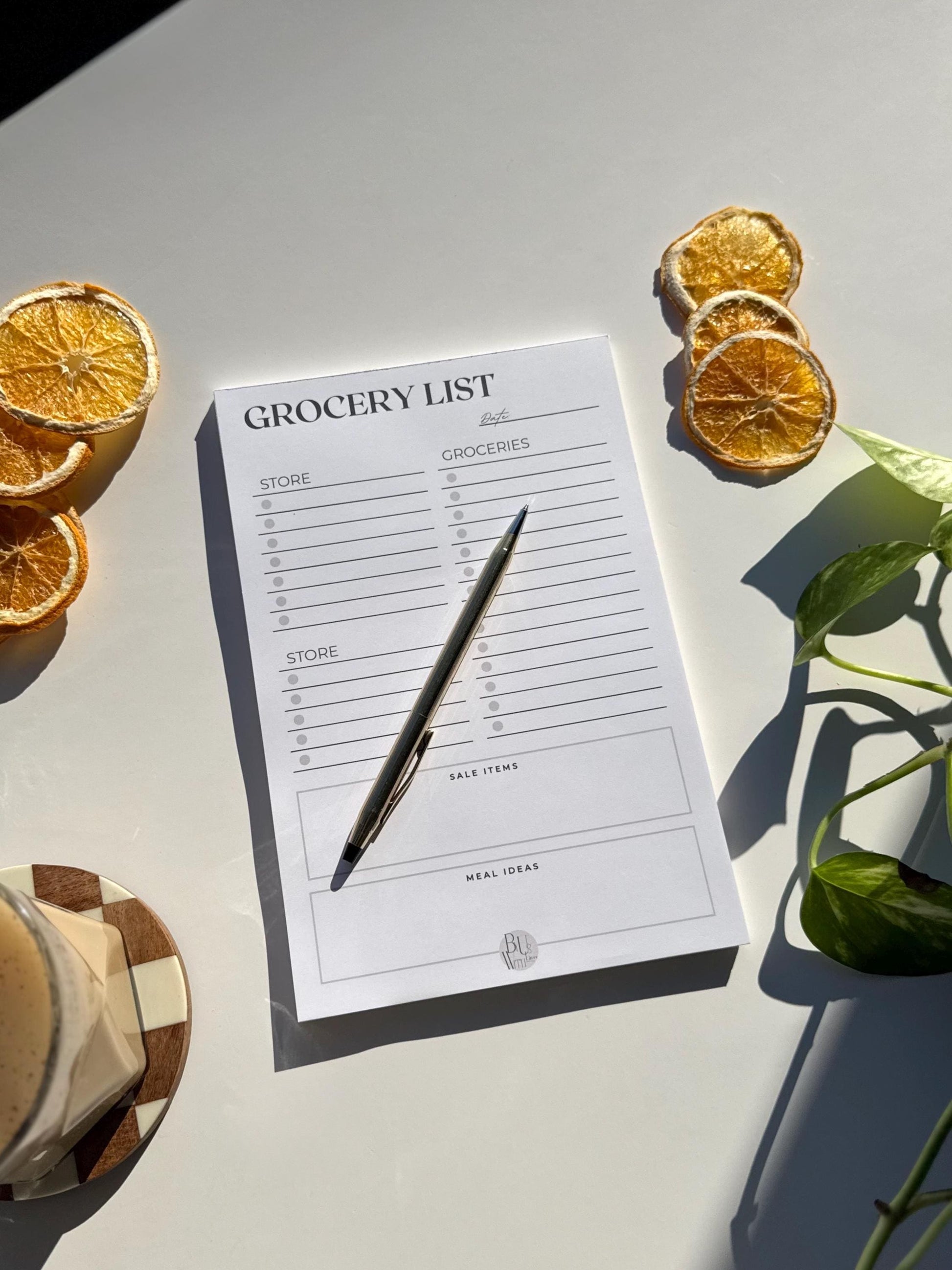 Simplify Your Shopping | A5 Grocery List Tear-Off Pad