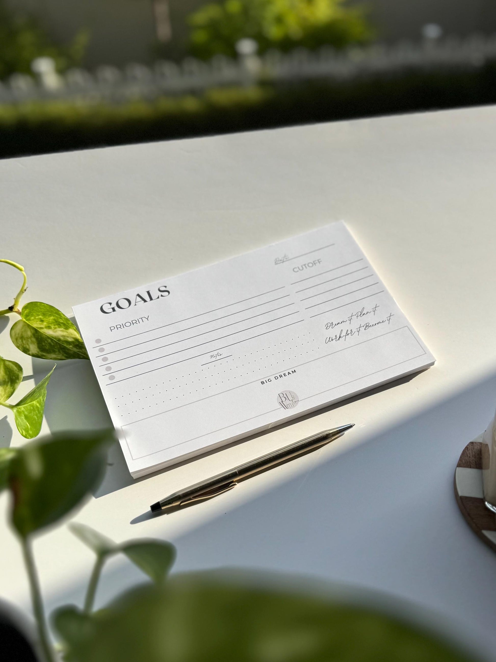 Plan with Purpose | Minimalist Weekly Goal Planner