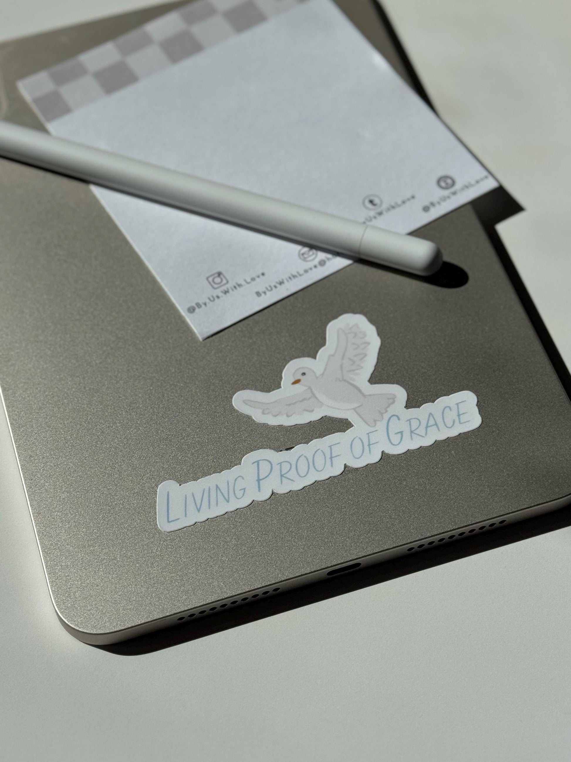 Living Proof of Grace - Sticker
