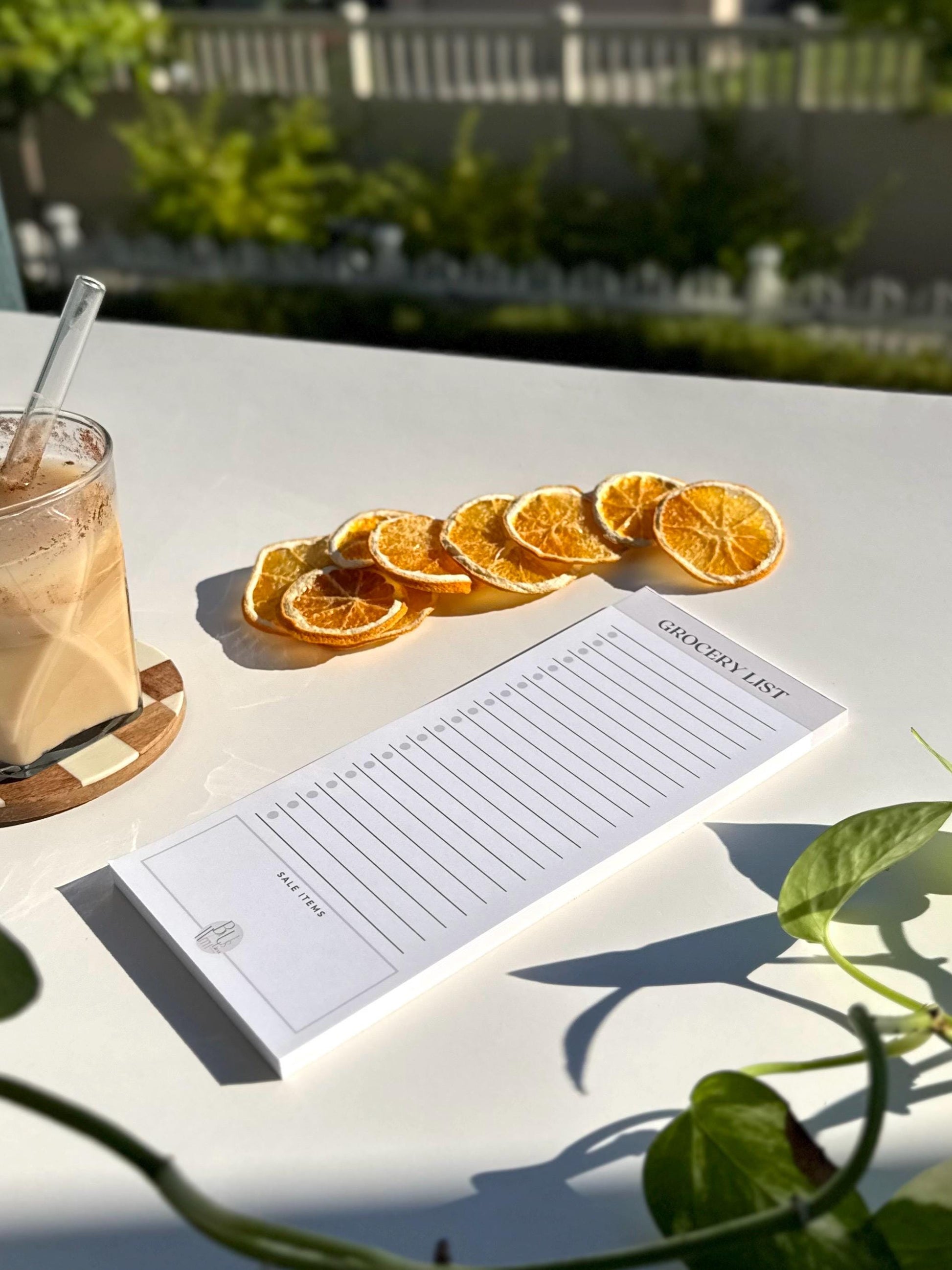 Slim Grocery List Notepad — Organized Lists On the Go