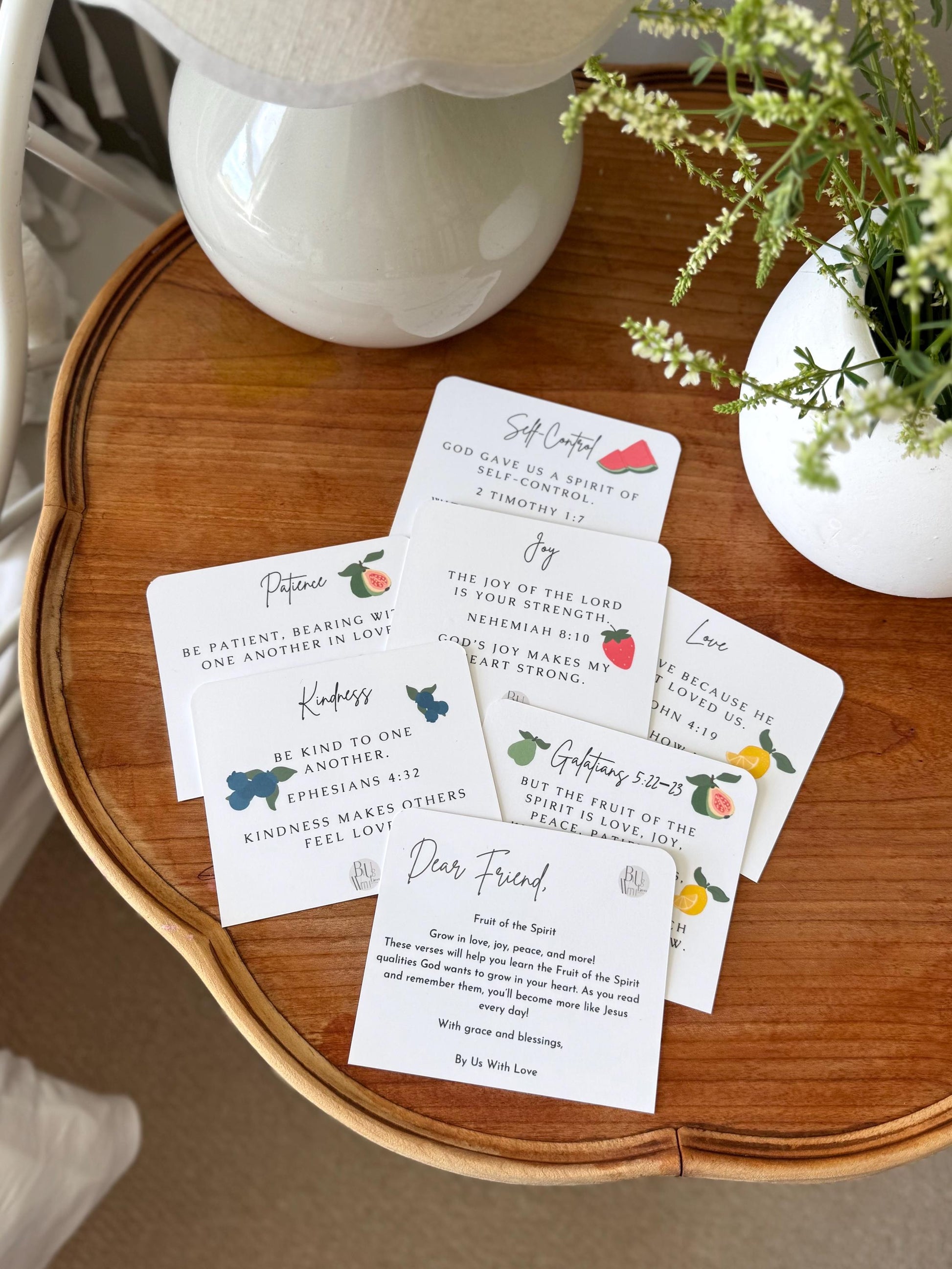 Fruit of the Spirit Memory Cards – Christian Gifts for Kids with Inspiring Messages