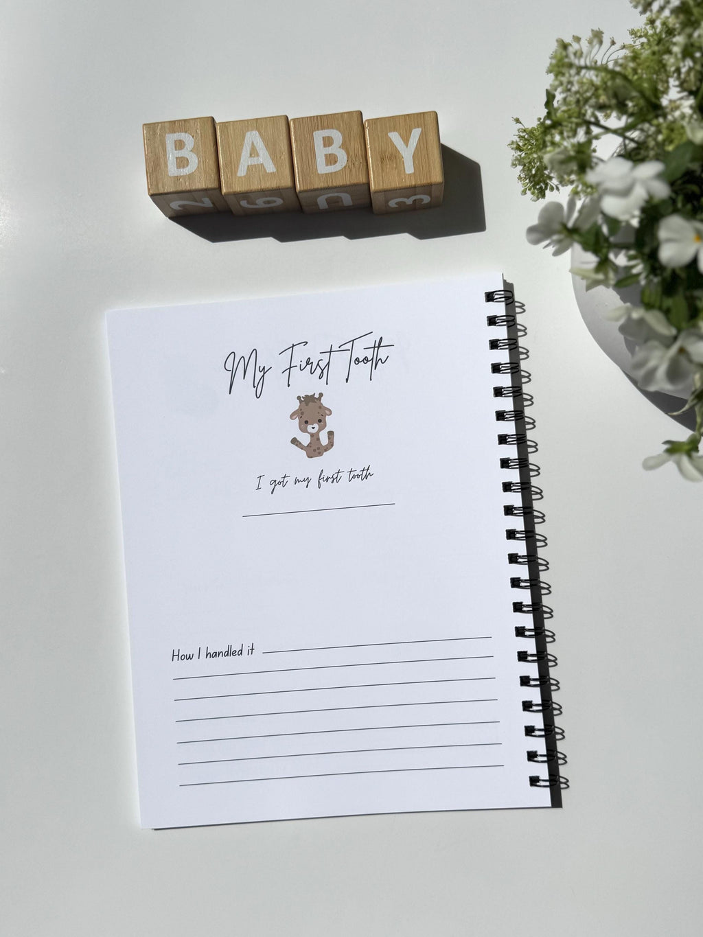 Giraffe Rainbow - Pregnancy Journal