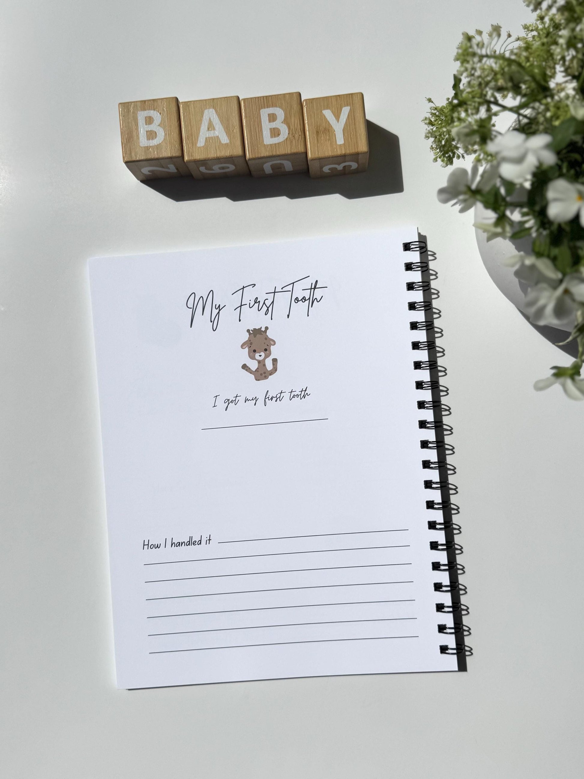 Giraffe Rainbow - Pregnancy Journal