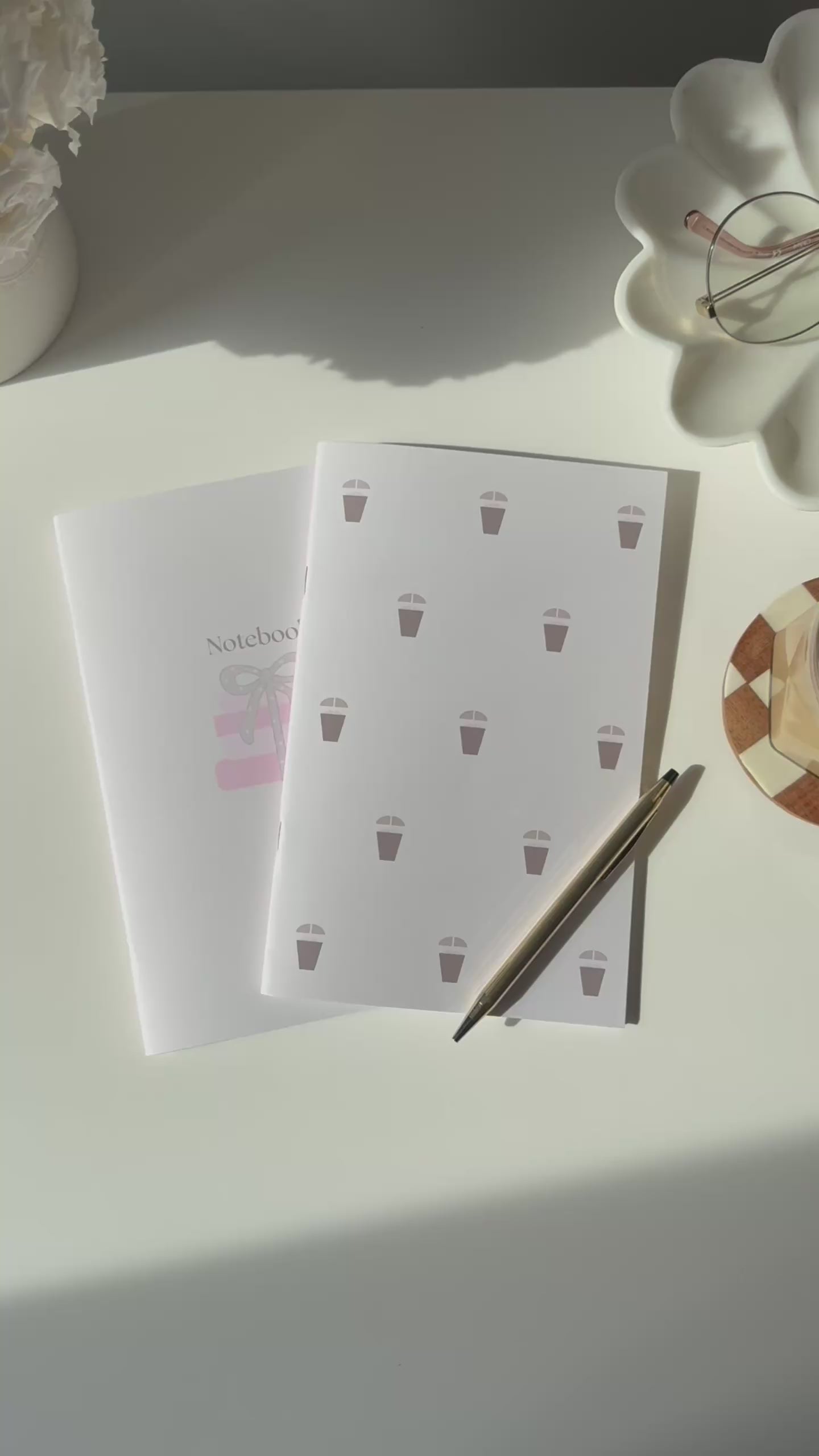 Pink Aesthetic A5 Notebook & Sketchbook
