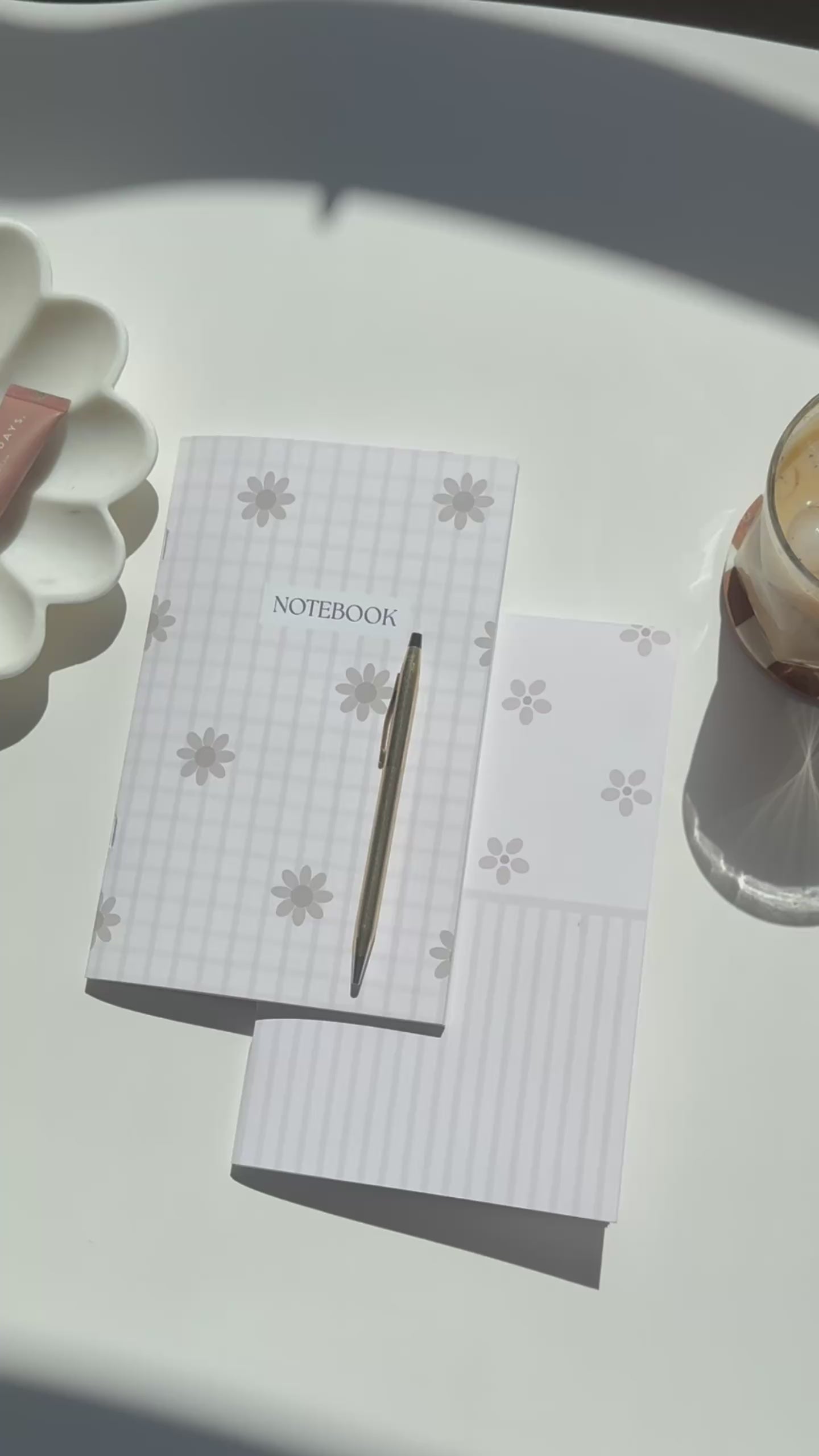 Cottagecore Floral Sketchbook & Notebook Set