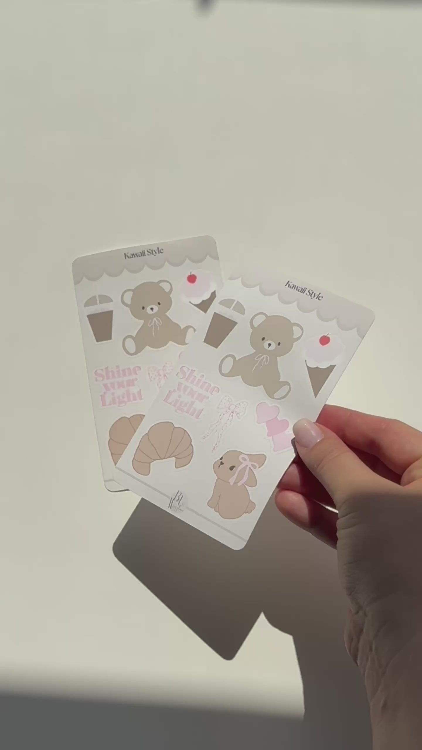 Kawaii Sticker Sheet for Teen Girls – Perfect for Journaling, Scrapbooking & Decorating!