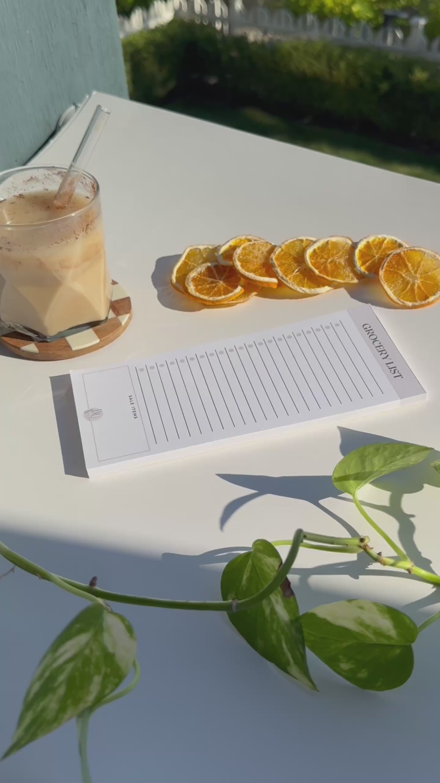 Slim Grocery List Notepad — Organized Lists On the Go