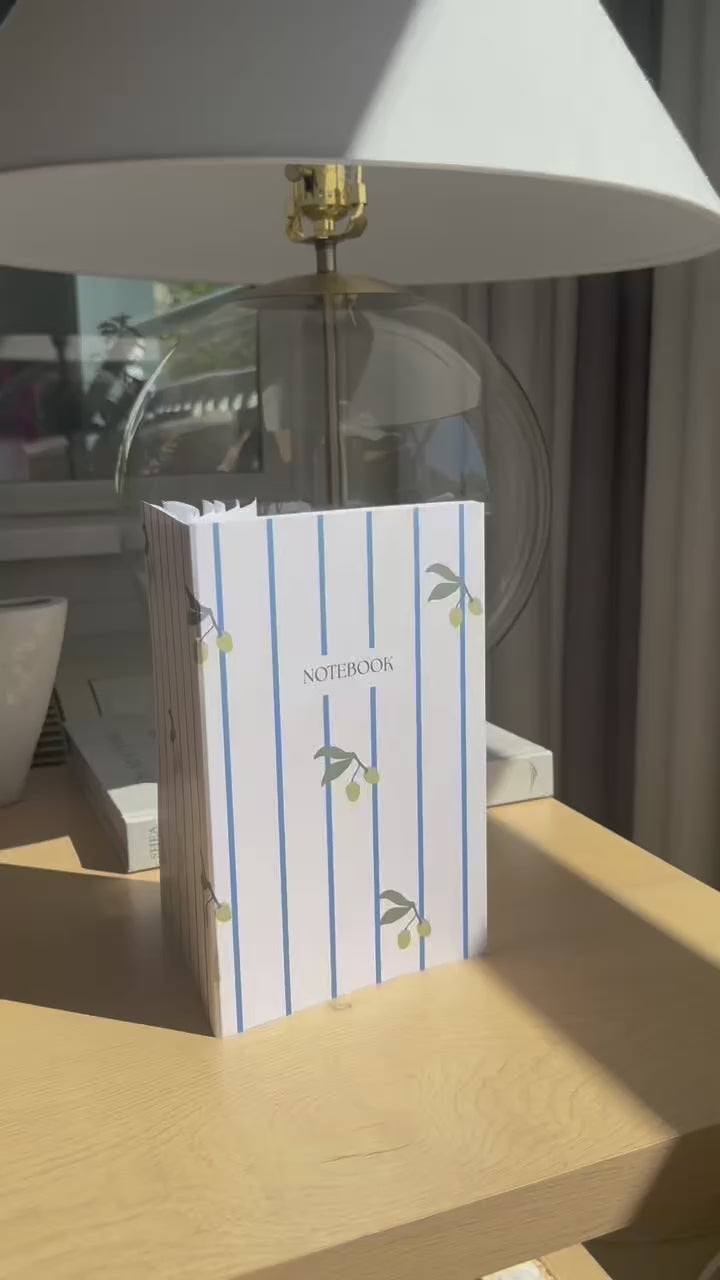 Olive Aesthetic A5 Lined Notebook