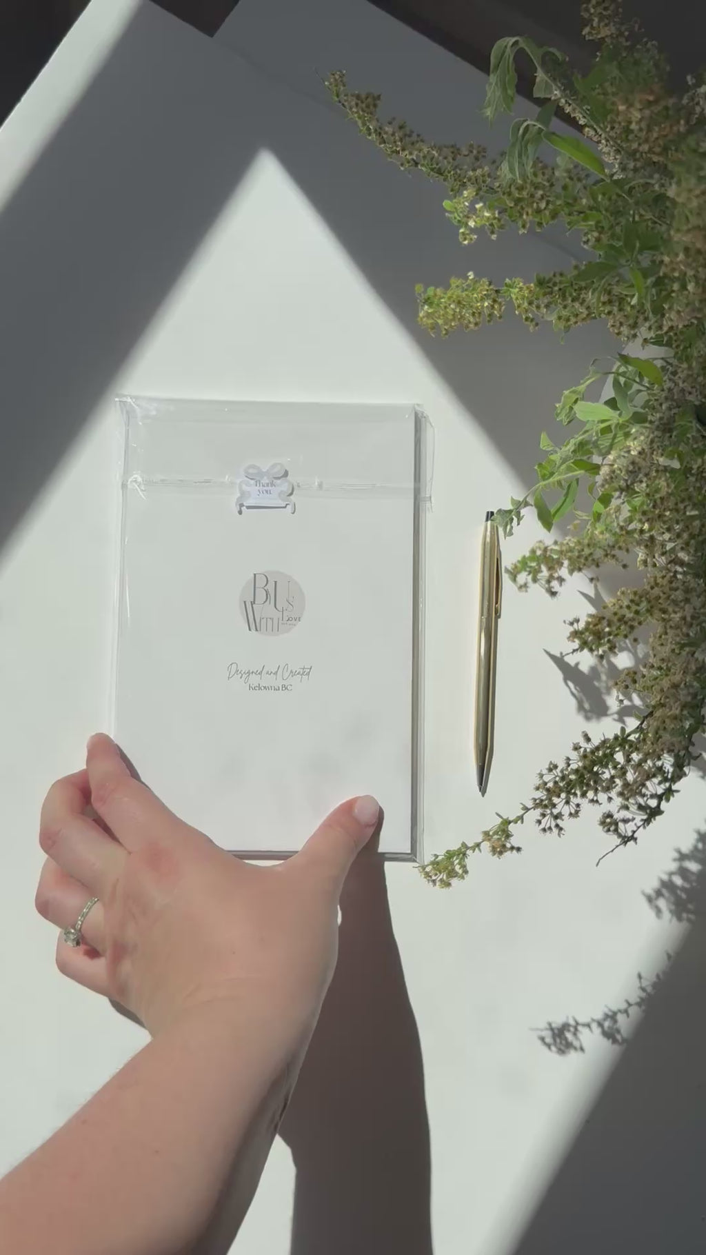 Beige Square - Daily Hourly Planner Notepad
