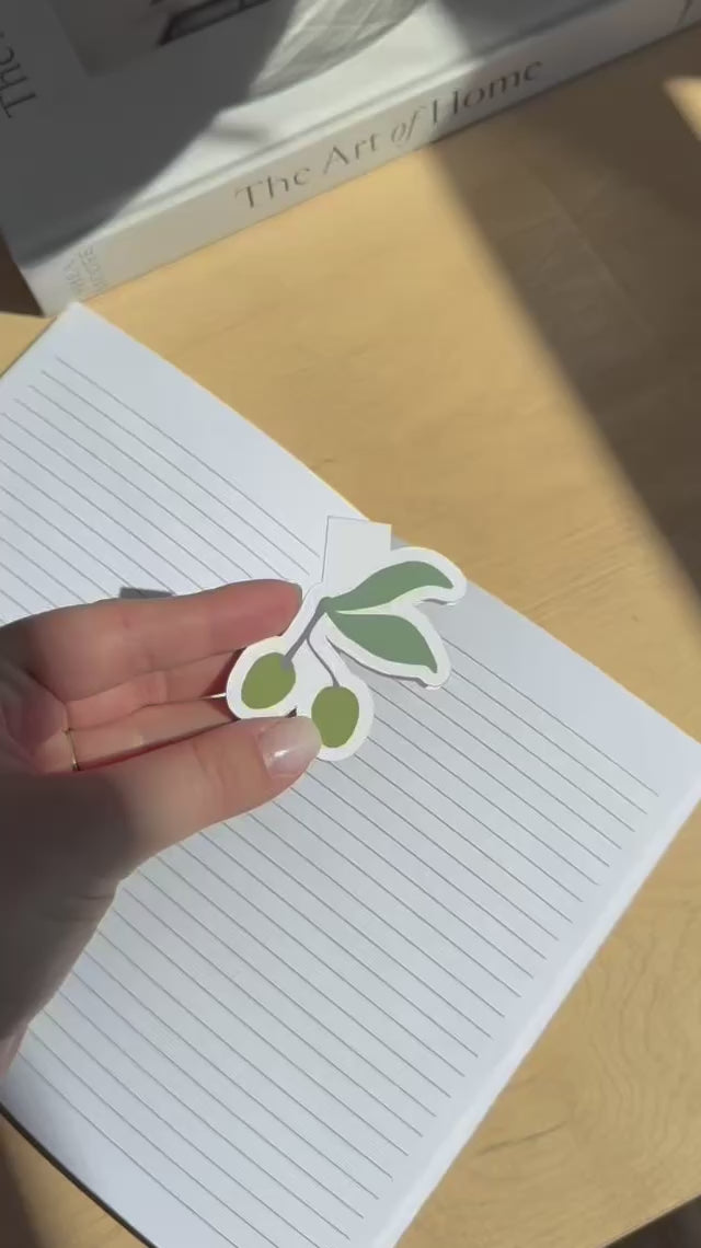 Olive Branch Magnetic Bookmark